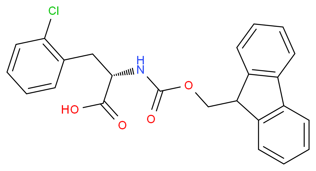 Fmoc-2-chloro-L-phenylalanine_分子结构_CAS_198560-41-7)