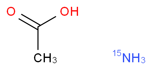acetic acid (<sup>1</sup><sup>5</sup>N)amine_分子结构_CAS_86451-35-6