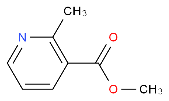 methyl 2-methylpyridine-3-carboxylate_分子结构_CAS_65719-09-7