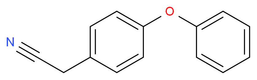 2-(4-phenoxyphenyl)acetonitrile_分子结构_CAS_)