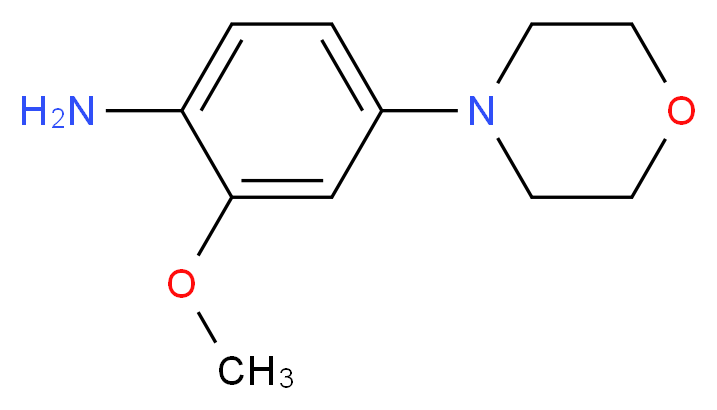 2-Methoxy-4-morpholinoaniline_分子结构_CAS_209960-91-8)