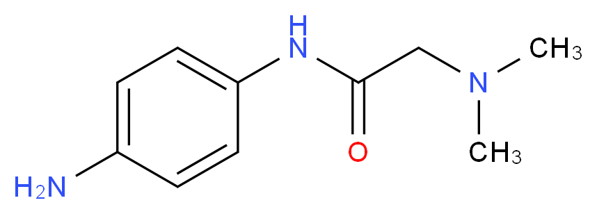 N-(4-aminophenyl)-2-(dimethylamino)acetamide_分子结构_CAS_25786-09-8