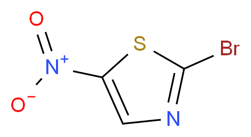 2-bromo-5-nitro-1,3-thiazole_分子结构_CAS_3034-48-8