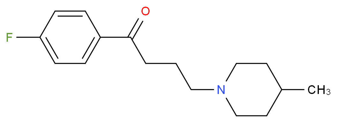 1-(4-fluorophenyl)-4-(4-methylpiperidin-1-yl)butan-1-one_分子结构_CAS_3575-80-2