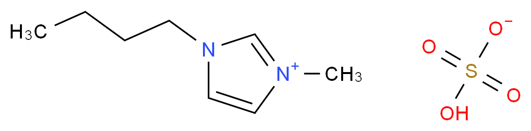 1-butyl-3-methyl-1H-imidazol-3-ium hydrogen sulfate_分子结构_CAS_262297-13-2