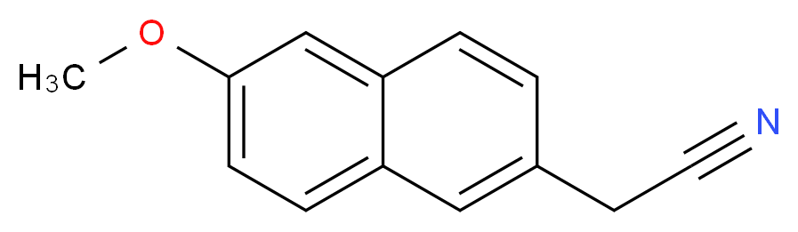 2-(6-Methoxy-2-naphthyl)acetonitrile_分子结构_CAS_71056-96-7)