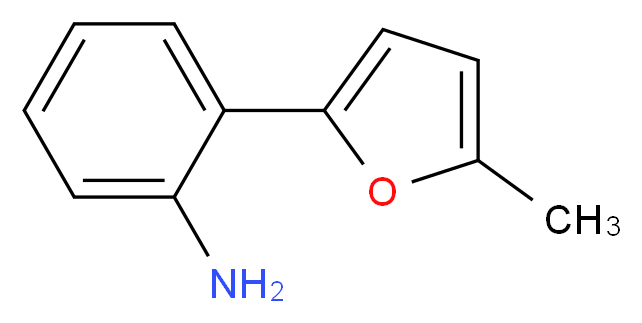 2-(5-methylfuran-2-yl)aniline_分子结构_CAS_400750-84-7