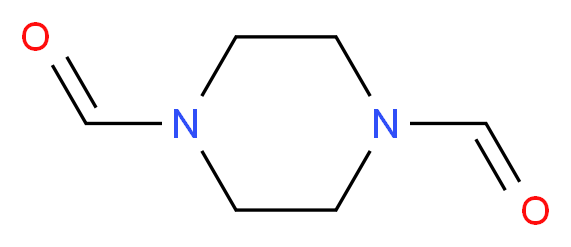 piperazine-1,4-dicarbaldehyde_分子结构_CAS_4164-39-0