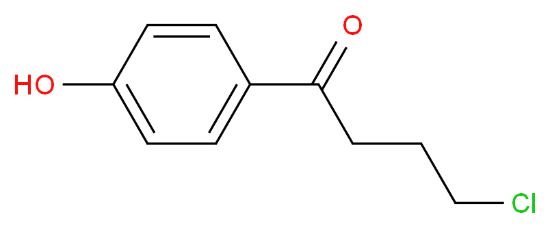 4-氯-4'-羟基苯丁酮_分子结构_CAS_7150-55-2)