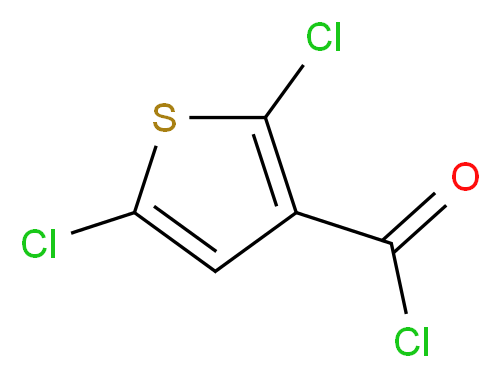 2,5-dichlorothiophene-3-carbonyl chloride_分子结构_CAS_57248-14-3