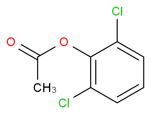 2,6-dichlorophenyl acetate_分子结构_CAS_6575-24-2