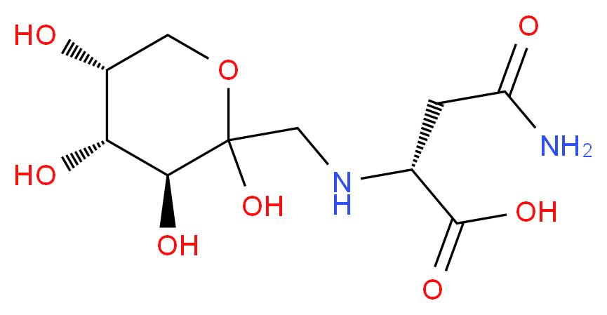 Fructose-asparagine(Mixture of diastereomers)_分子结构_CAS_34393-27-6)