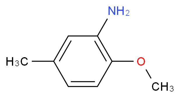 2-methoxy-5-methylaniline_分子结构_CAS_120-71-8