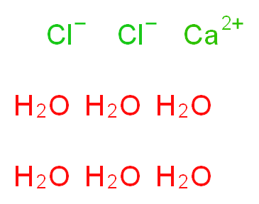calcium hexahydrate dichloride_分子结构_CAS_7774-34-7