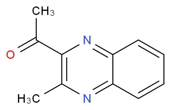 1-(3-methylquinoxalin-2-yl)ethan-1-one_分子结构_CAS_22059-64-9