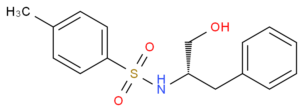 (2S)-1-hydroxy-S-(4-methylphenyl)-3-phenylpropane-2-sulfonamido_分子结构_CAS_82495-70-3