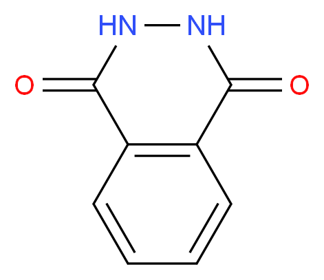 1,2,3,4-tetrahydrophthalazine-1,4-dione_分子结构_CAS_1445-69-8