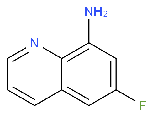 6-Fluoroquinolin-8-amine_分子结构_CAS_343-54-4)