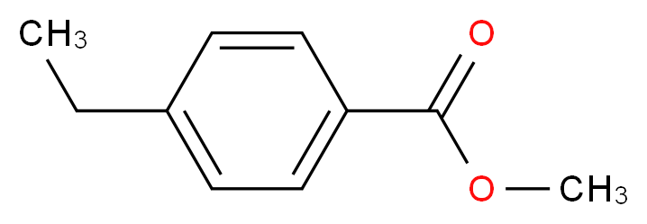 Methyl 4-ethylbenzoate 98%_分子结构_CAS_7364-20-7)