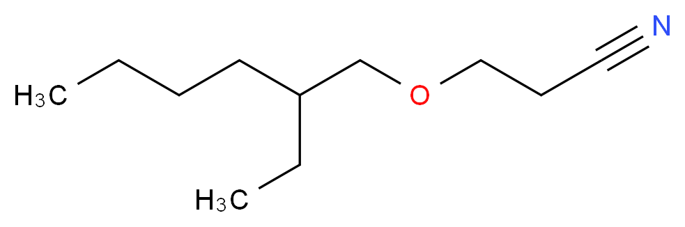 &beta;(2-ETHYL HEXOXY)PROPIONITRILE_分子结构_CAS_10213-75-9)