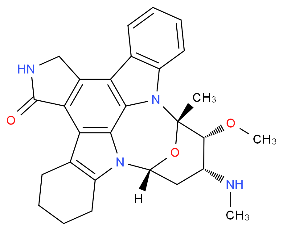 1,2,3,4-Tetrahydro Staurosporine_分子结构_CAS_220038-19-7)