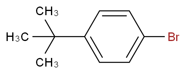 4-叔-丁基溴苯_分子结构_CAS_3972-65-4)