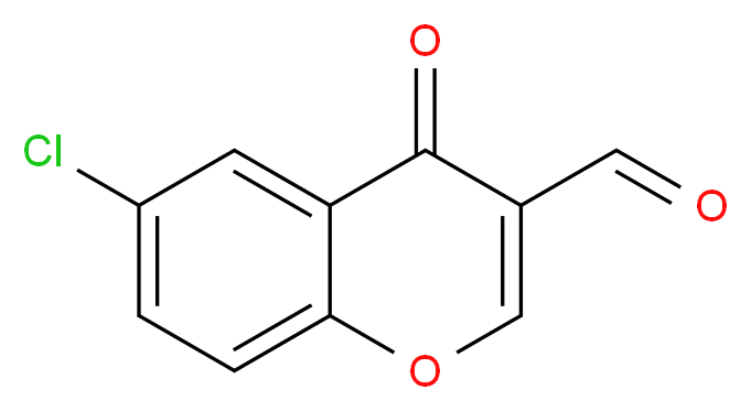 6-Chloro-4-oxo-4H-chromene-3-carbaldehyde_分子结构_CAS_42248-31-7)