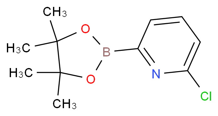 6-CHLOROPYRIDINE-2-BORONIC ACID PINACOL ESTER_分子结构_CAS_652148-92-0)