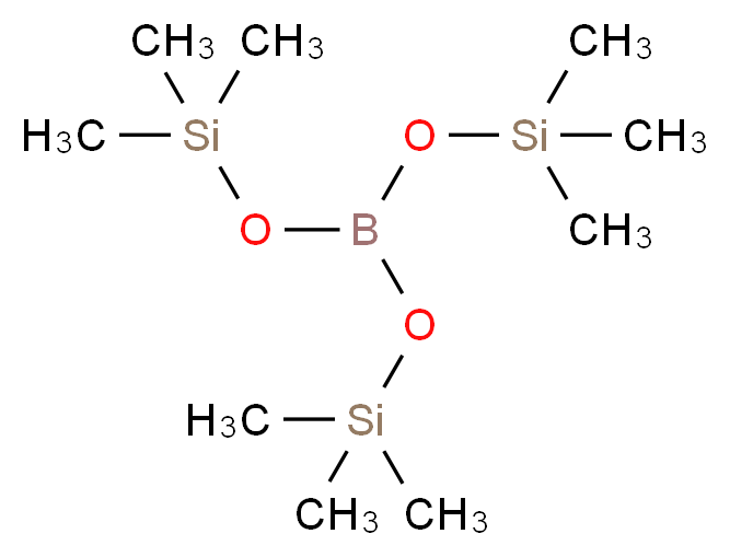 三(三甲代甲硅烷基)硼酸盐_分子结构_CAS_4325-85-3)