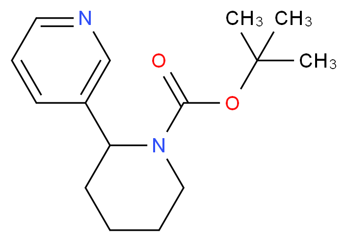 N-tert-Butoxycarbonyl Anabasine_分子结构_CAS_154874-91-6)