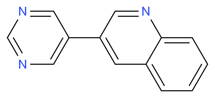 3-pyrimidin-5-ylquinoline_分子结构_CAS_)