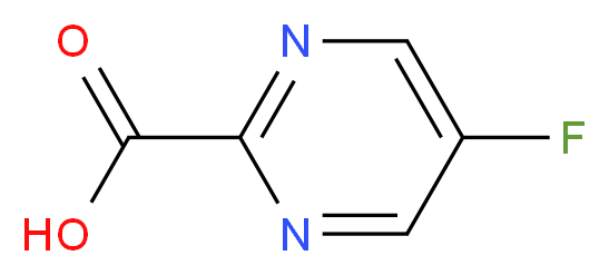 5-Fluoropyrimidine-2-carboxylic acid_分子结构_CAS_1196151-51-5)