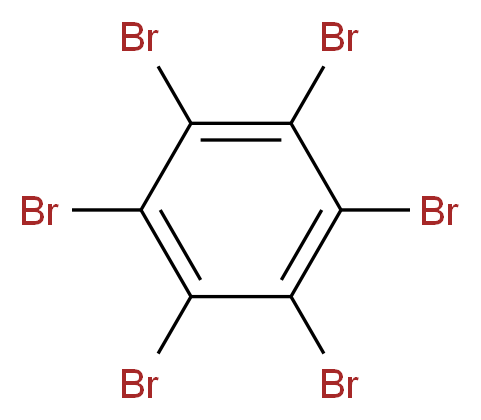 HEXABROMOBENZENE_分子结构_CAS_87-82-1)