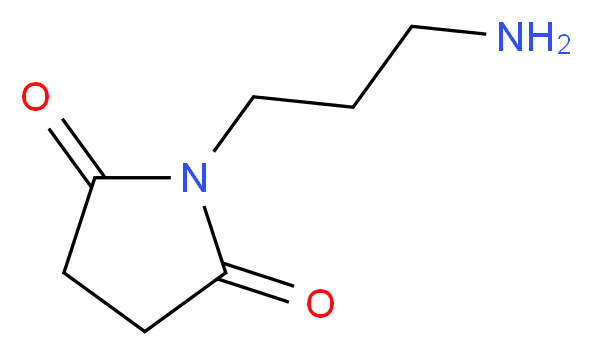 1-(3-aminopropyl)-2,5-pyrrolidinedione_分子结构_CAS_54052-99-2)