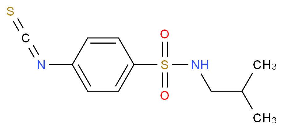 N-Isobutyl-4-isothiocyanatobenzenesulfonamide_分子结构_CAS_)
