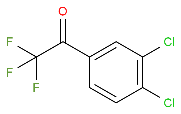 3',4'-DICHLORO-2,2,2-TRIFLUOROACETOPHENONE_分子结构_CAS_125733-43-9)