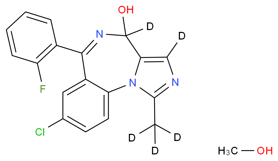 4-Hydroxy Midazolam-d5 Methanoate_分子结构_CAS_1276584-44-1)