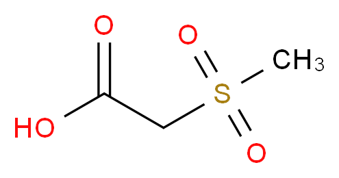 2-(Methylsulfonyl)acetic acid_分子结构_CAS_2516-97-4)