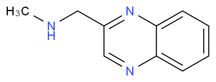 methyl(quinoxalin-2-ylmethyl)amine_分子结构_CAS_136727-13-4