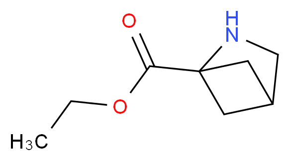 ethyl 2-azabicyclo[2.1.1]hexane-1-carboxylate_分子结构_CAS_98531-69-2