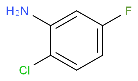 2-chloro-5-fluoroaniline_分子结构_CAS_452-83-5