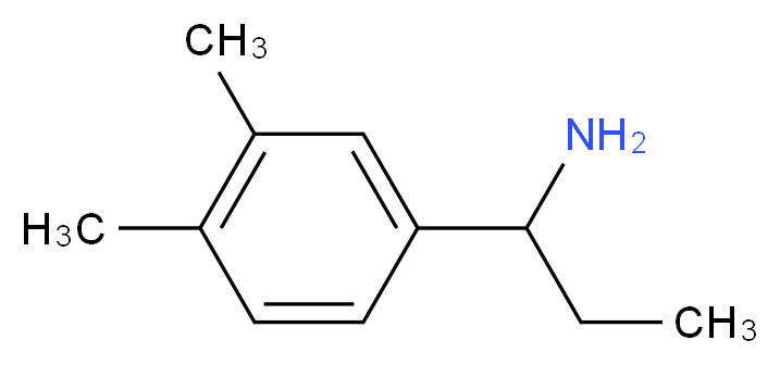 1-(3,4-dimethylphenyl)-1-propanamine_分子结构_CAS_473732-70-6)