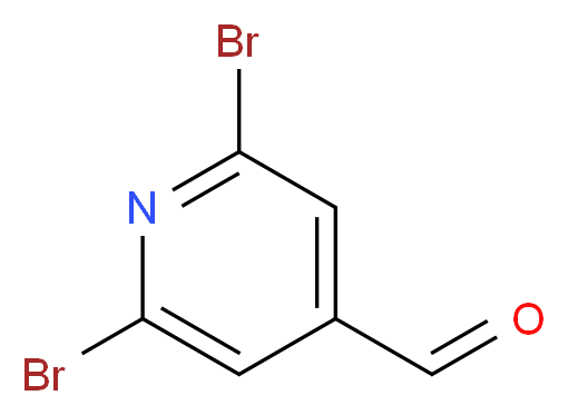 2,6-dibromopyridine-4-carbaldehyde_分子结构_CAS_316800-46-1