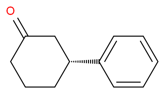 (3R)-3-phenylcyclohexan-1-one_分子结构_CAS_34993-51-6