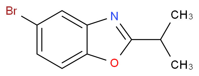 5-bromo-2-isopropyl-1,3-benzoxazole_分子结构_CAS_915921-35-6)