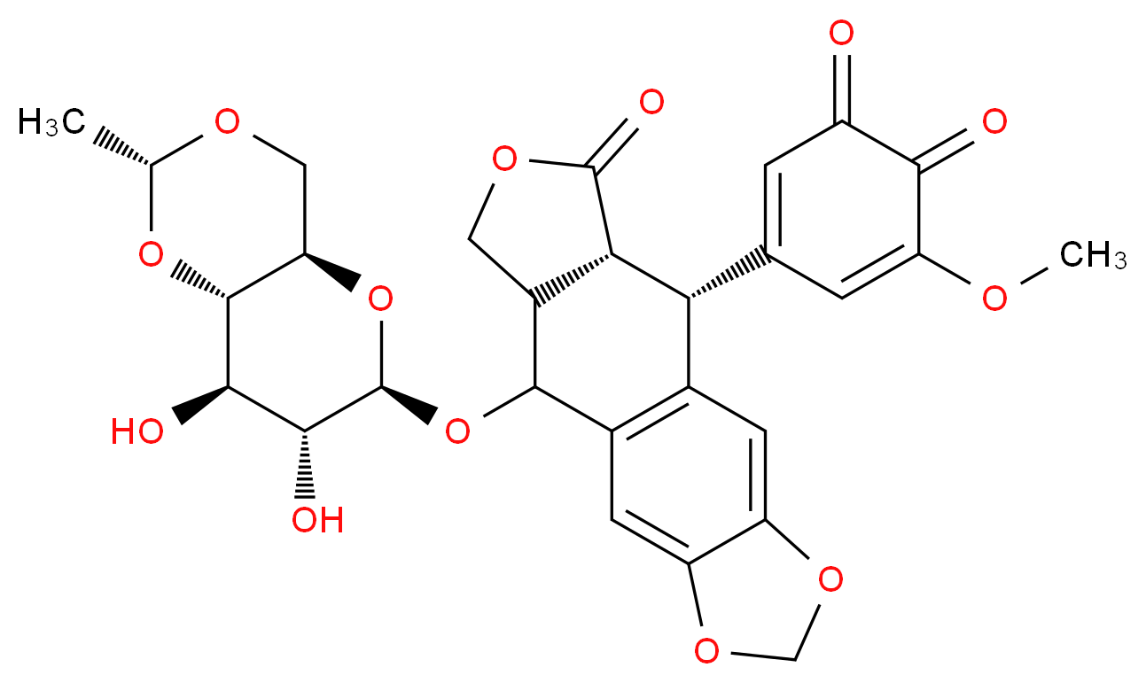 5-[(10R,11R)-16-{[(2R,4aR,6R,7R,8R,8aS)-7,8-dihydroxy-2-methyl-hexahydro-2H-pyrano[3,2-d][1,3]dioxin-6-yl]oxy}-12-oxo-4,6,13-trioxatetracyclo[7.7.0.0<sup>3</sup>,<sup>7</sup>.0<sup>1</sup><sup>1</sup>,<sup>1</sup><sup>5</sup>]hexadeca-1(9),2,7-trien-10-yl]-3-methoxycyclohexa-3,5-diene-1,2-dione_分子结构_CAS_105016-65-7