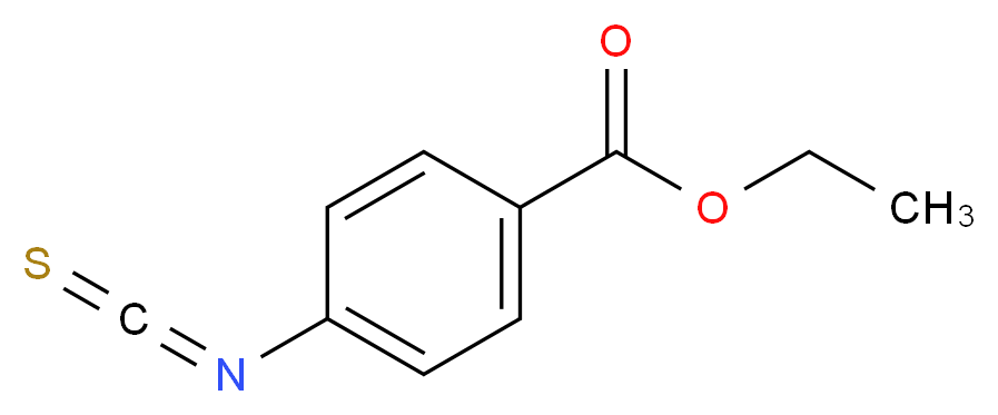 4-ETHOXYCARBONYLPHENYLISOTHIOCYANATE_分子结构_CAS_1205-06-7)