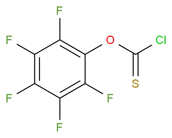 氯代二硫代甲酸五氟苯基酯_分子结构_CAS_135192-53-9)