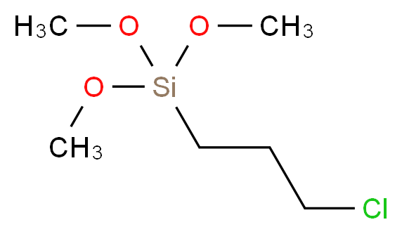 (3-chloropropyl)trimethoxysilane_分子结构_CAS_2530-87-2