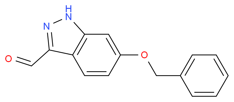 6-(benzyloxy)-1H-indazole-3-carbaldehyde_分子结构_CAS_885271-39-6